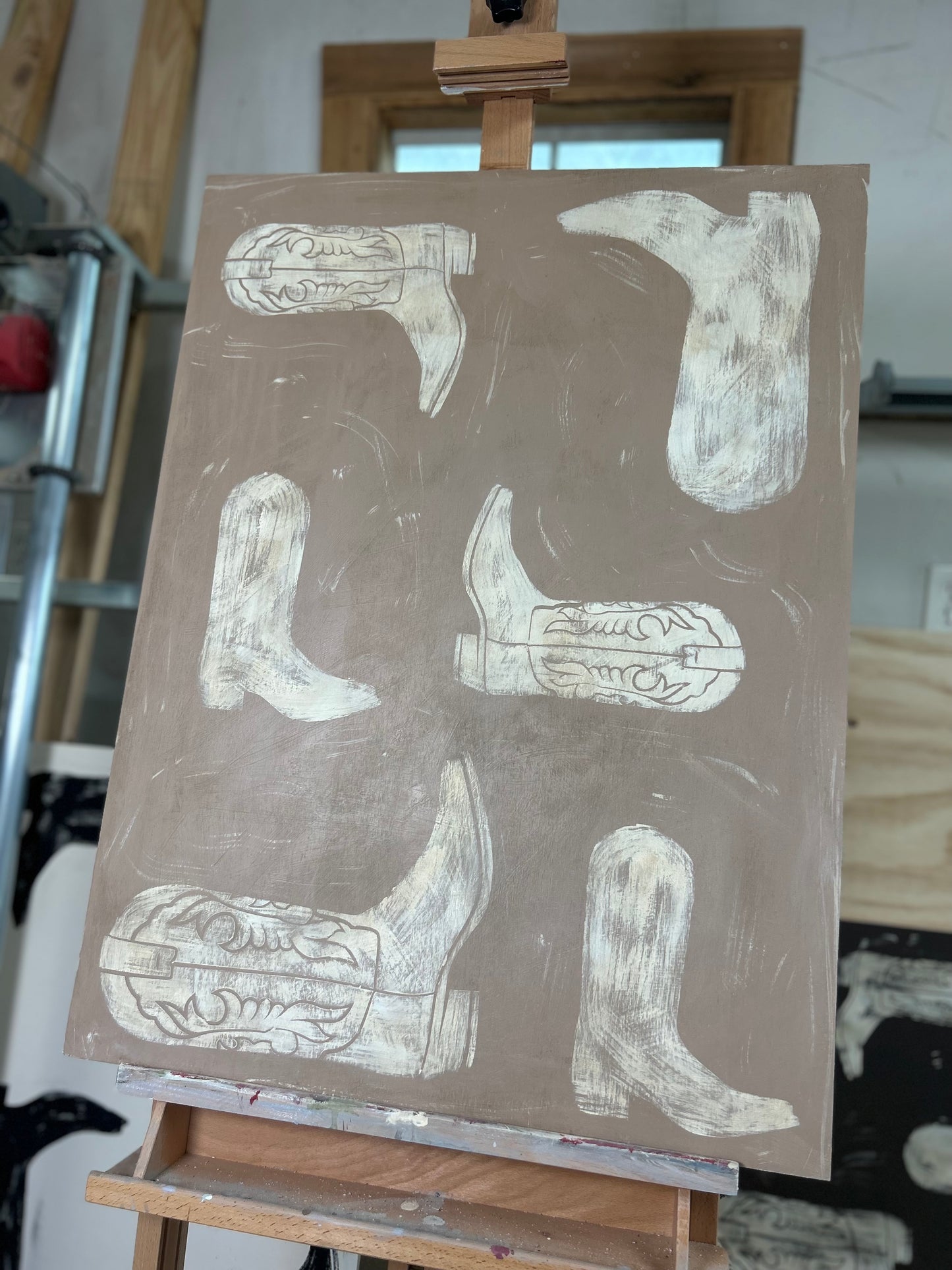 Mocha boots