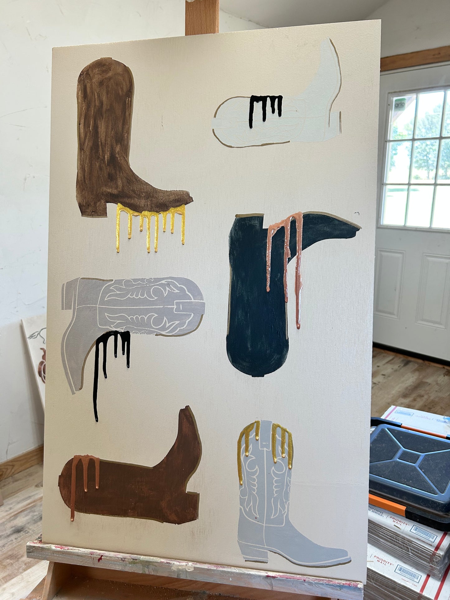 Medium boots