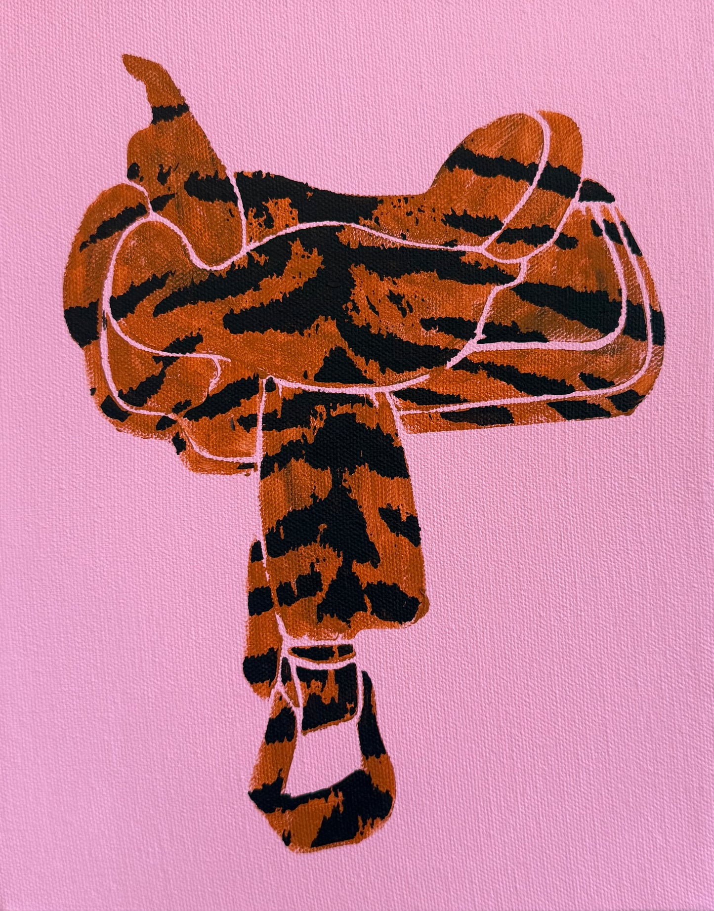 Pink Tiger Saddle