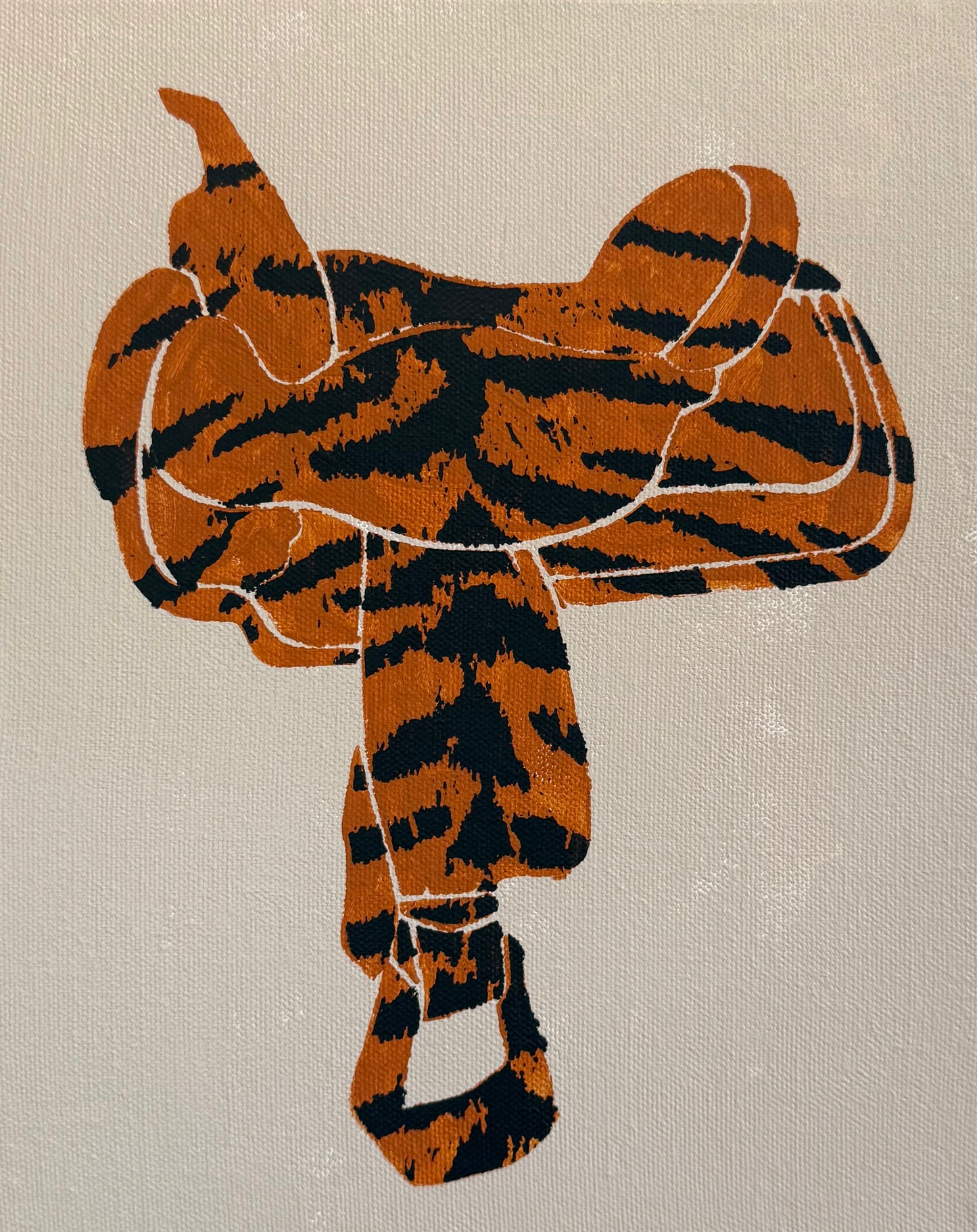Neutral Tiger Saddle