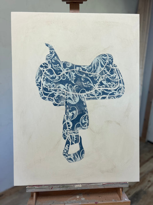 Tooled saddle
