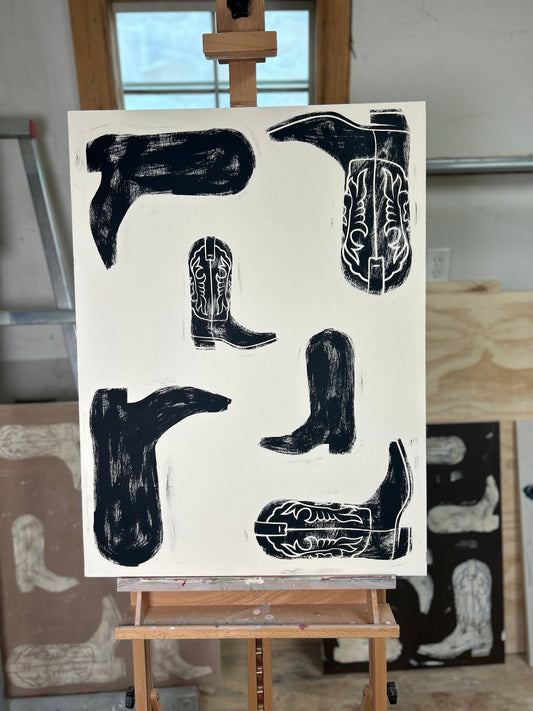 Black boots