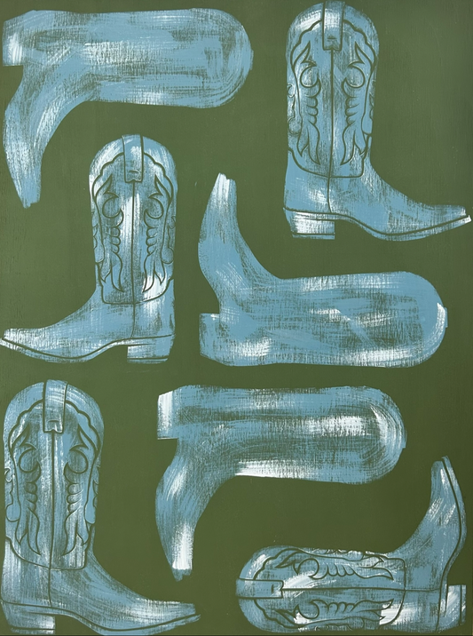 “Green Boots” Print