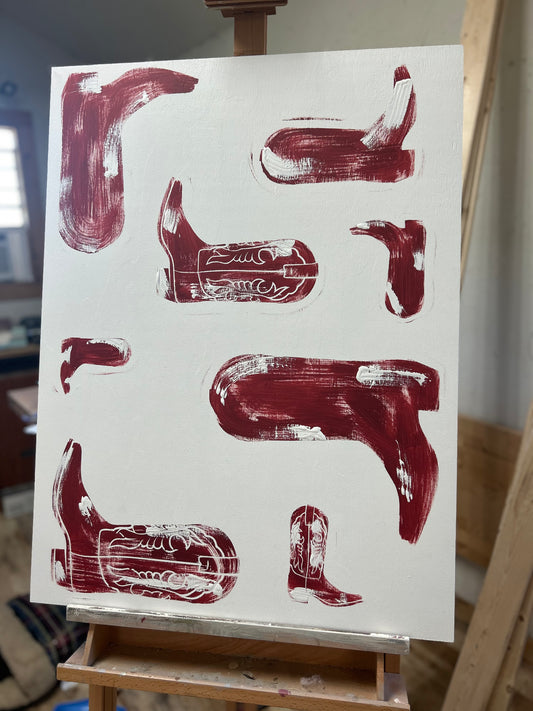 Red boots